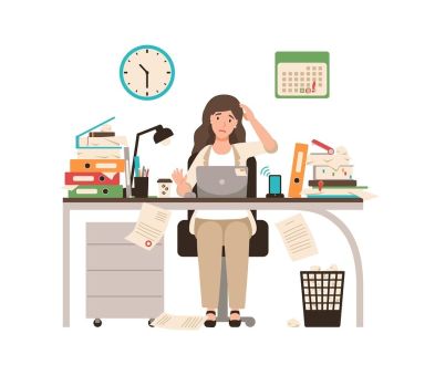bigstock-Busy-Female-Office-Worker-Or-C-253472164